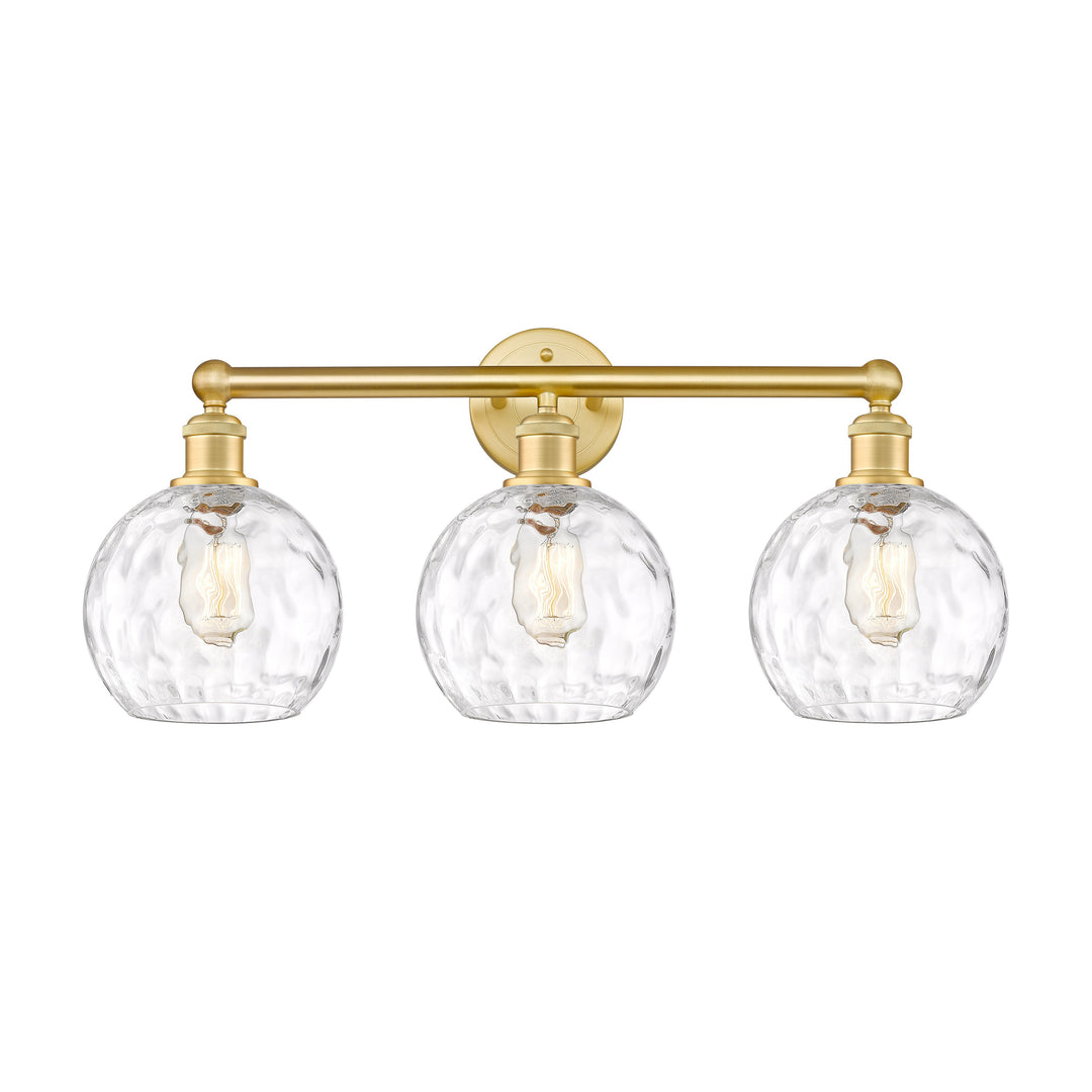 Innovations Downtown Urban 616-3W-SG-G1215-8 Bath Vanity Light 26 in. wide - Satin Gold