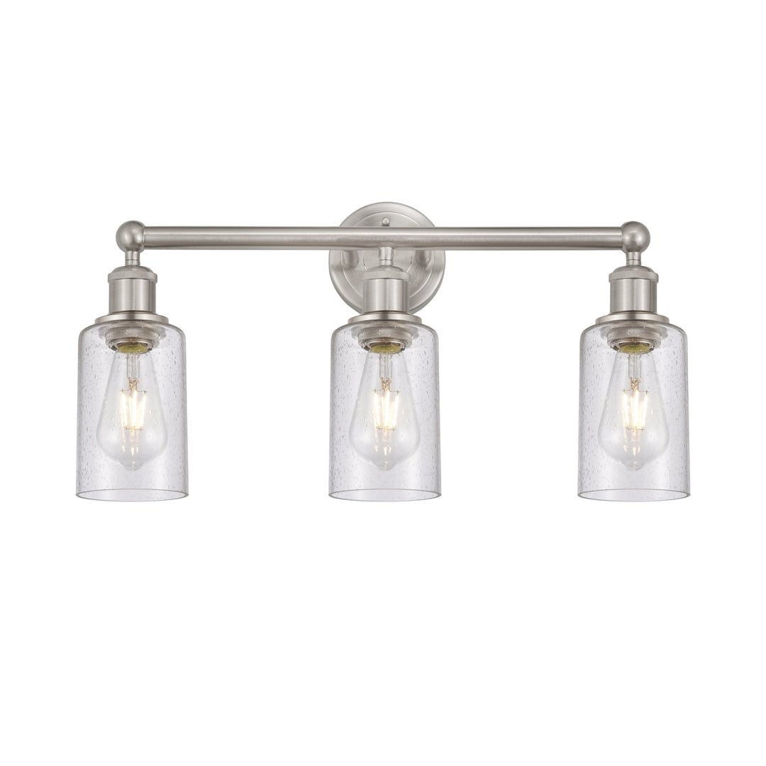Innovations Edison 616-3W-SN-G804 Bath Vanity Light 22 in. wide - Brushed Satin Nickel
