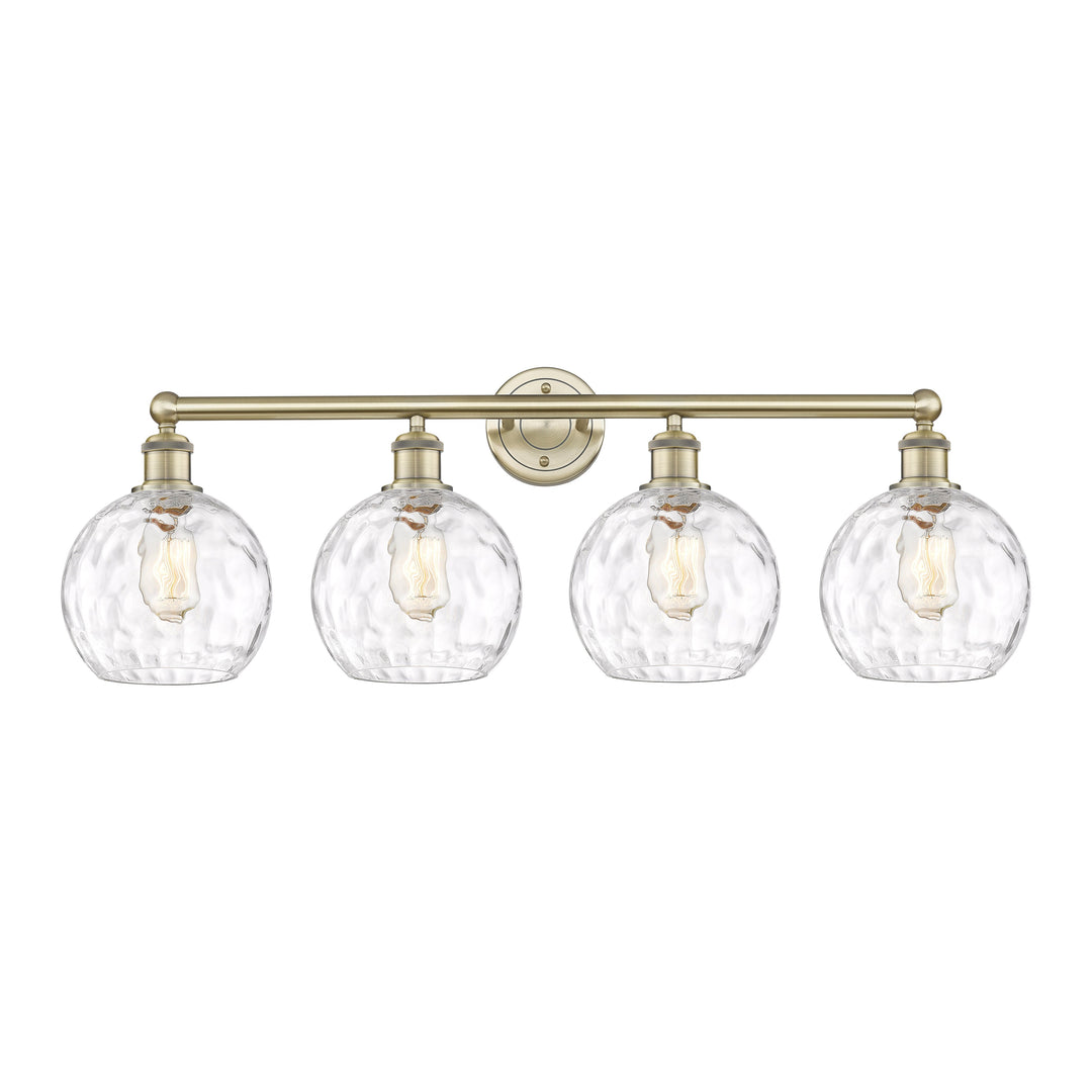 Innovations Downtown Urban 616-4W-AB-G1215-8 Bath Vanity Light 35 in. wide - Antique Brass