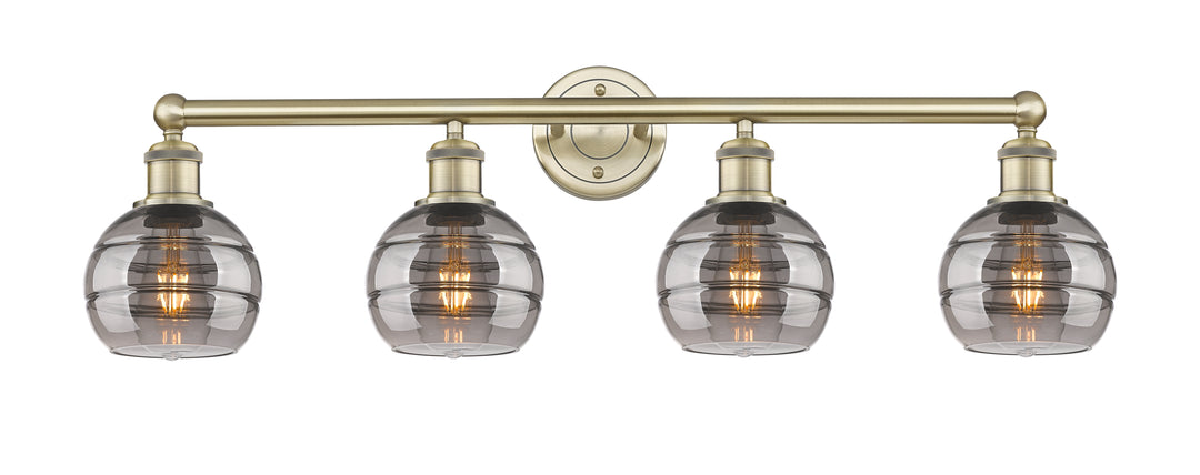 Innovations Edison 616-4W-AB-G556-6SM Bath Vanity Light 33 in. wide - Antique Brass