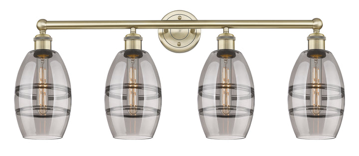 Innovations Edison 616-4W-AB-G557-6SM Bath Vanity Light 33 in. wide - Antique Brass