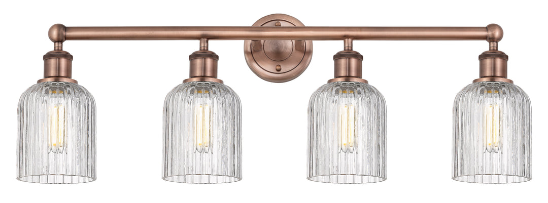 Innovations Edison 616-4W-AC-G559-5CL Bath Vanity Light 32 in. wide - Antique Copper