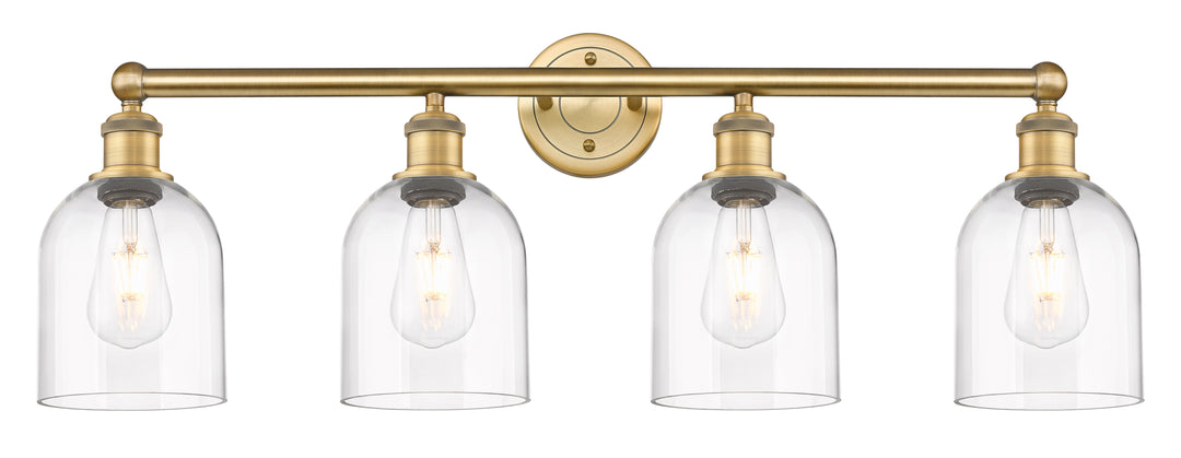 Innovations Edison 616-4W-BB-G558-6CL Bath Vanity Light 33 in. wide - Brushed Brass