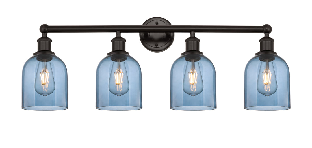 Innovations Edison 616-4W-OB-G558-6BL Bath Vanity Light 33 in. wide - Oil Rubbed Bronze