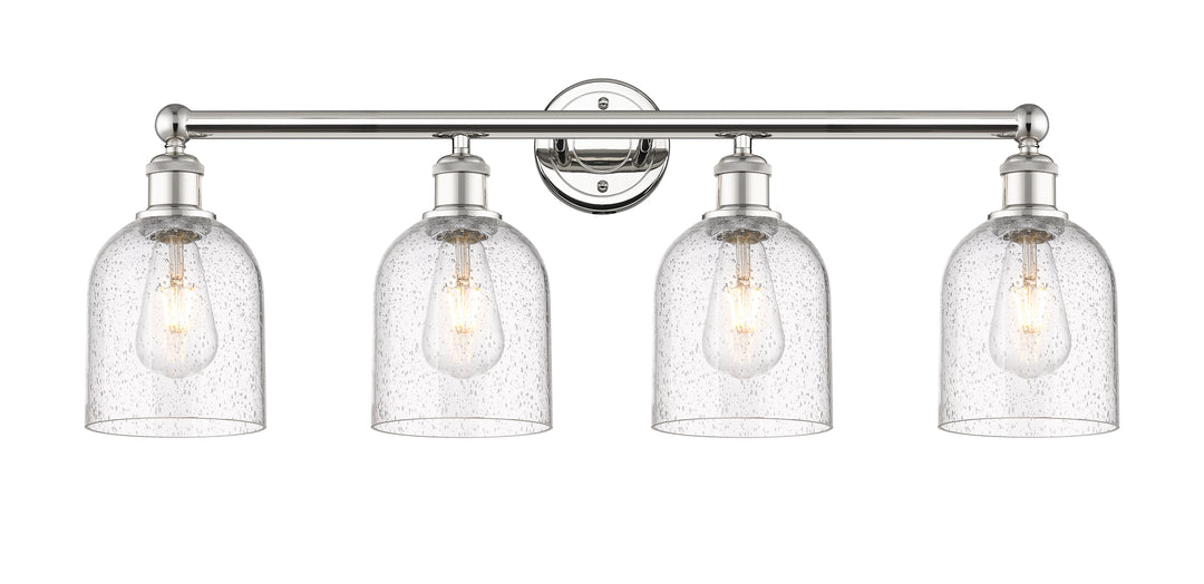 Innovations Edison 616-4W-PN-G558-6SDY Bath Vanity Light 33 in. wide - Polished Nickel