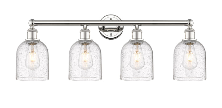 Innovations Edison 616-4W-PN-G558-6SDY Bath Vanity Light 33 in. wide - Polished Nickel