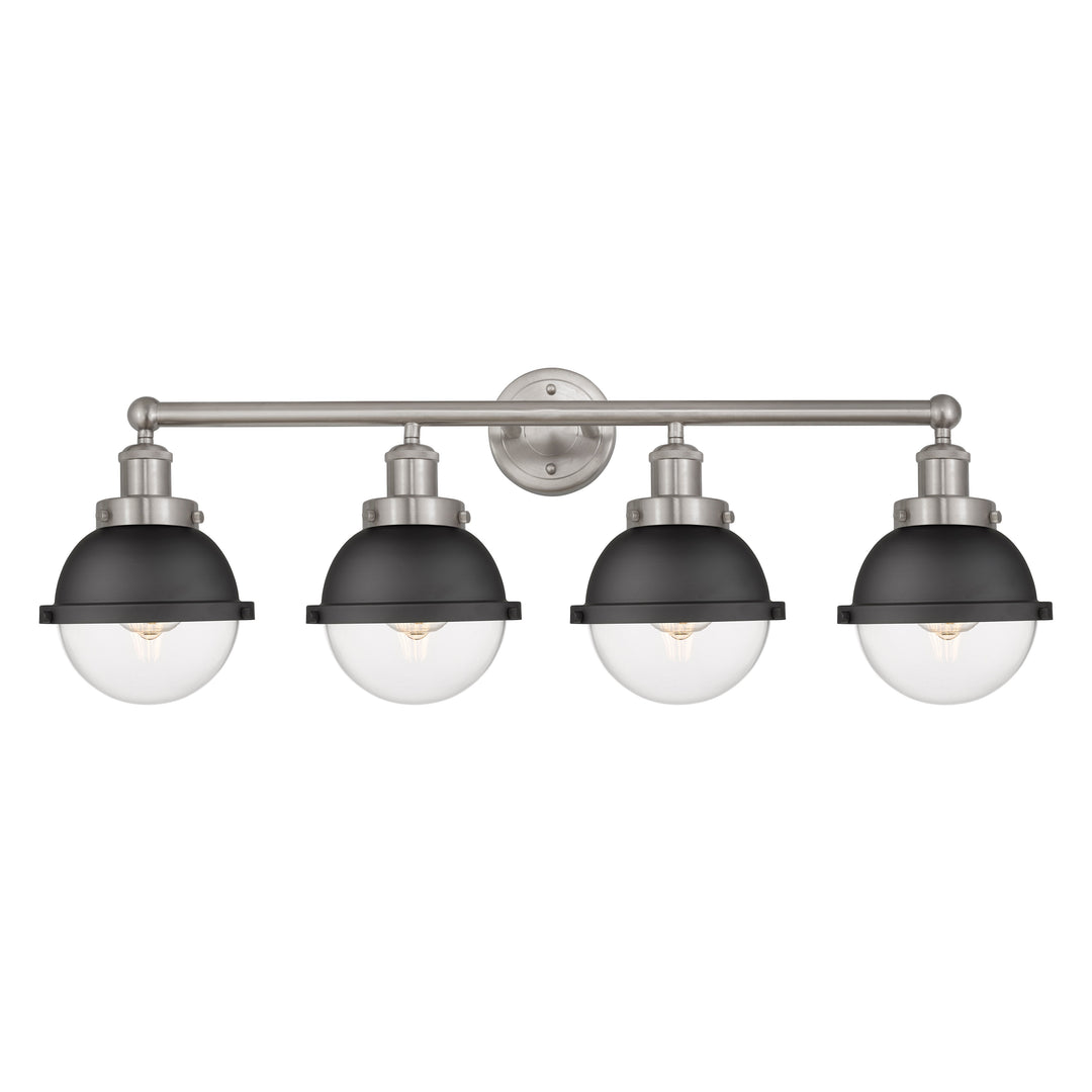 Innovations Downtown Urban 616-4W-SN-HFS-62-BK Bath Vanity Light 35 in. wide - Satin Nickel