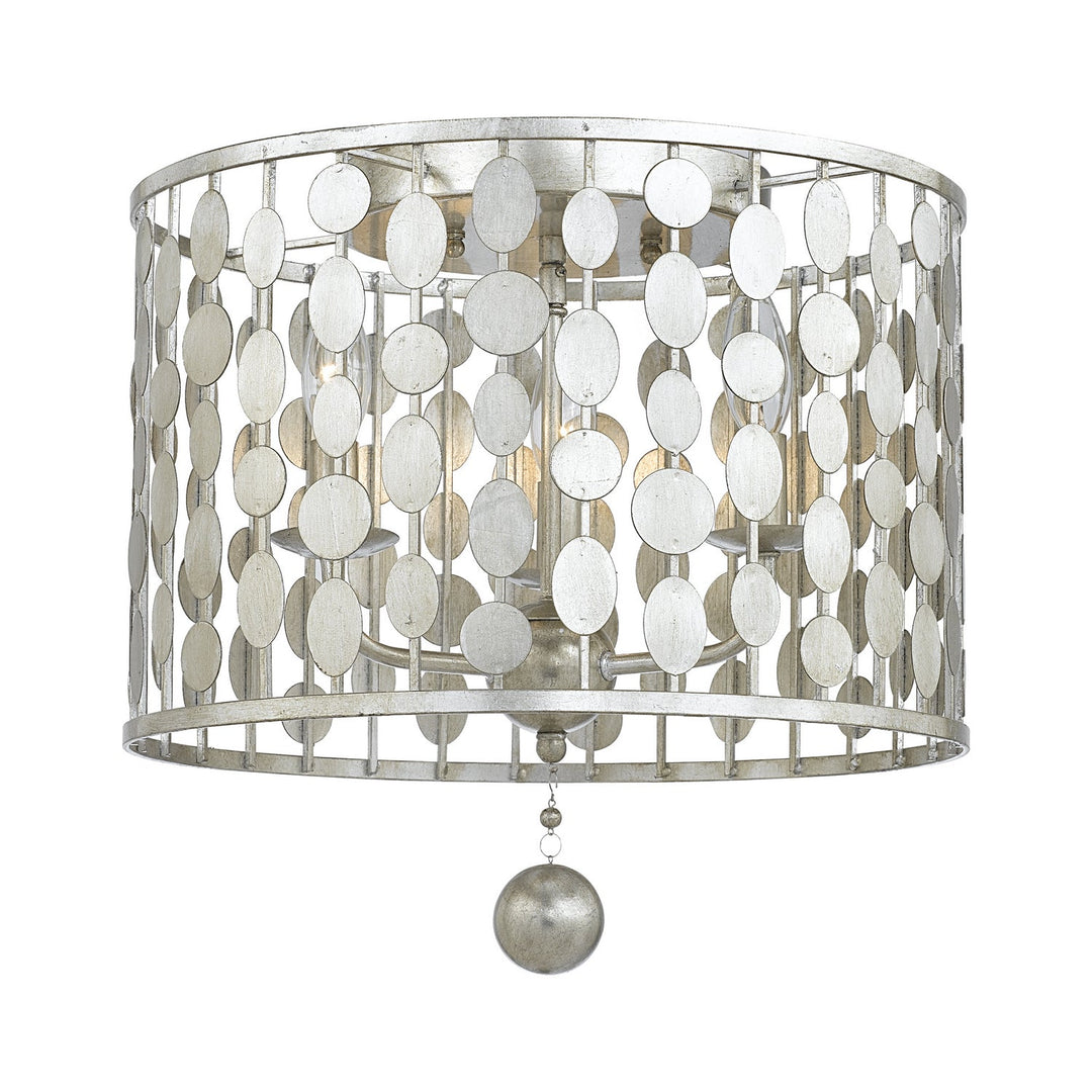Crystorama Layla 544-SA Ceiling Light - Antique Silver