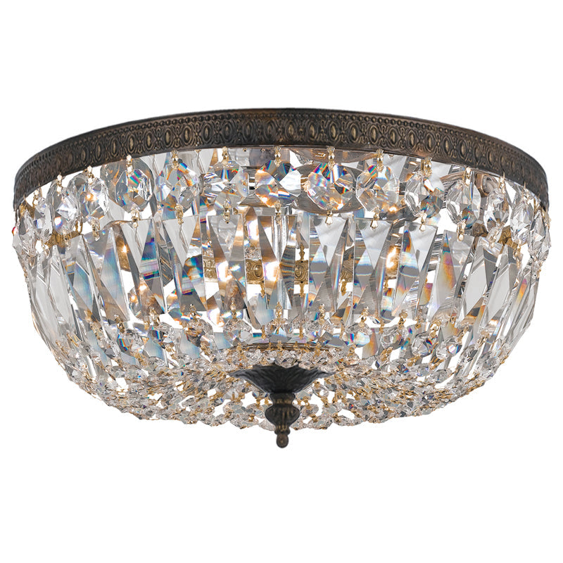 Crystorama Ceiling Mount 716-EB-CL-S Ceiling Light - English Bronze