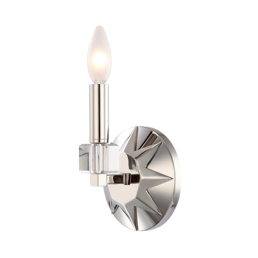 Crystorama Carson 8851-PN Wall Light - Polished Nickel