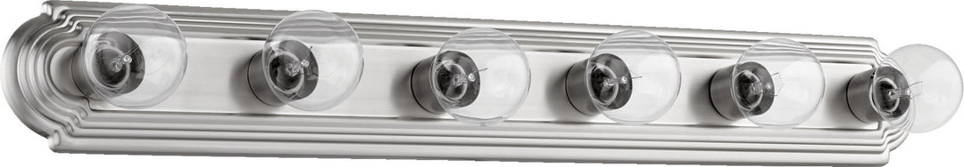 Quorum 5049-6-65 Utility Light - Satin Nickel