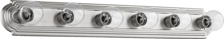 Quorum 5049-6-65 Utility Light - Satin Nickel