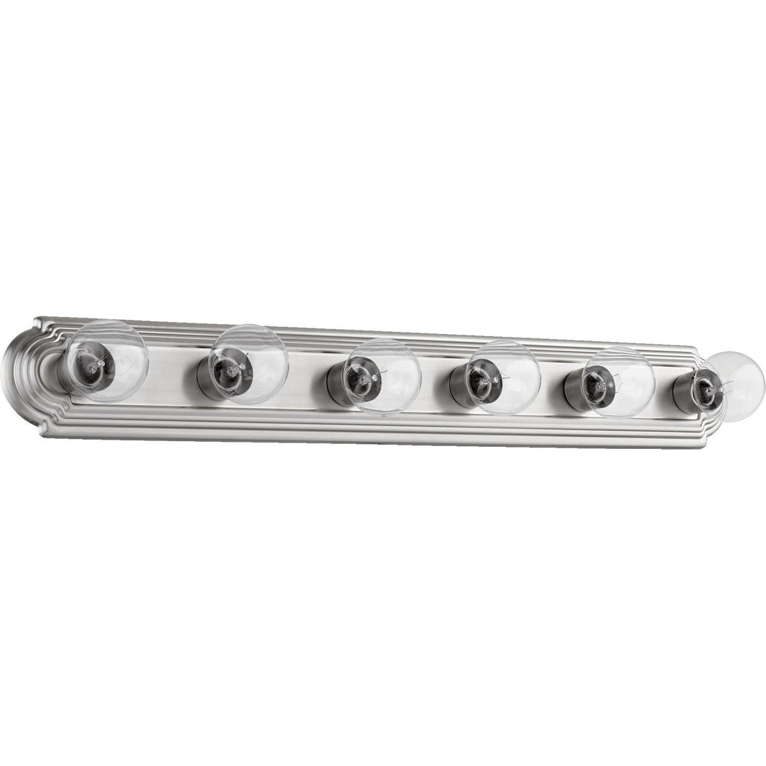 Quorum 5049-6-65 Utility Light - Satin Nickel