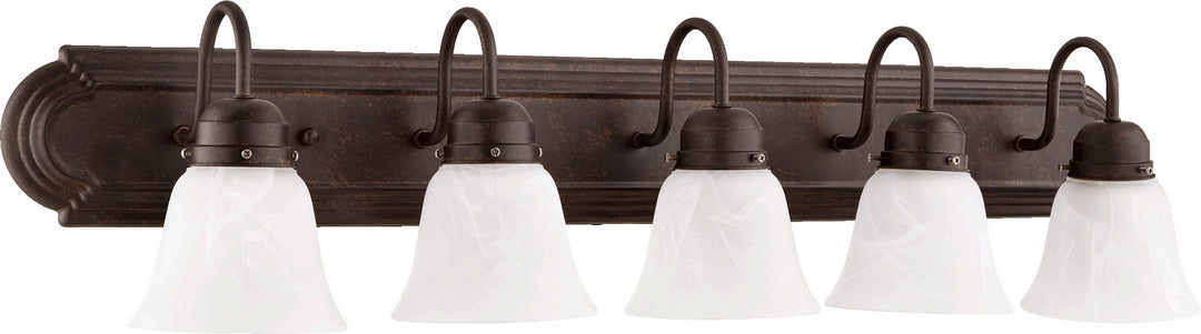 Quorum 5094 Vanities 5094-5-144 Bath Vanity Light 36 in. wide - Toasted Sienna
