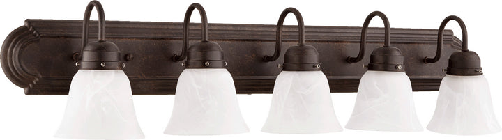 Quorum 5094 Vanities 5094-5-144 Bath Vanity Light 36 in. wide - Toasted Sienna