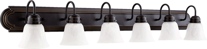 Quorum 5094 Vanities 5094-6-195 Bath Vanity Light 48 in. wide - Old World