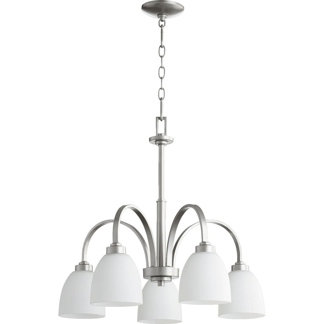 Quorum Reyes 6360-5-64 Chandelier Light - Classic Nickel