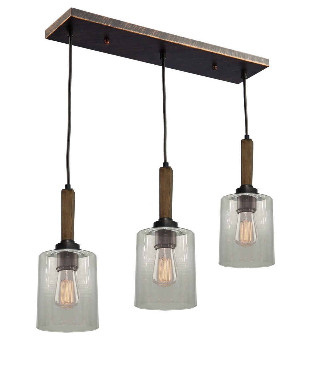 Artcraft Legno Rustico AC10143BU Pendant Light - Brunito Bronze
