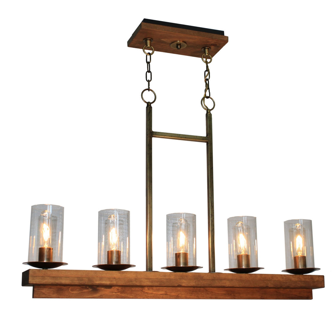 Artcraft Legno Rustico AC10145BB Pendant Light - Burnished Brass
