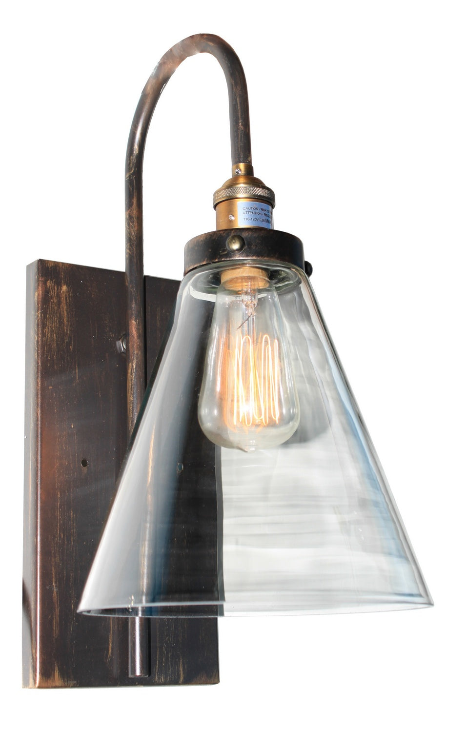 Artcraft Greenwich AC10169 Wall Light - Bronze & Copper