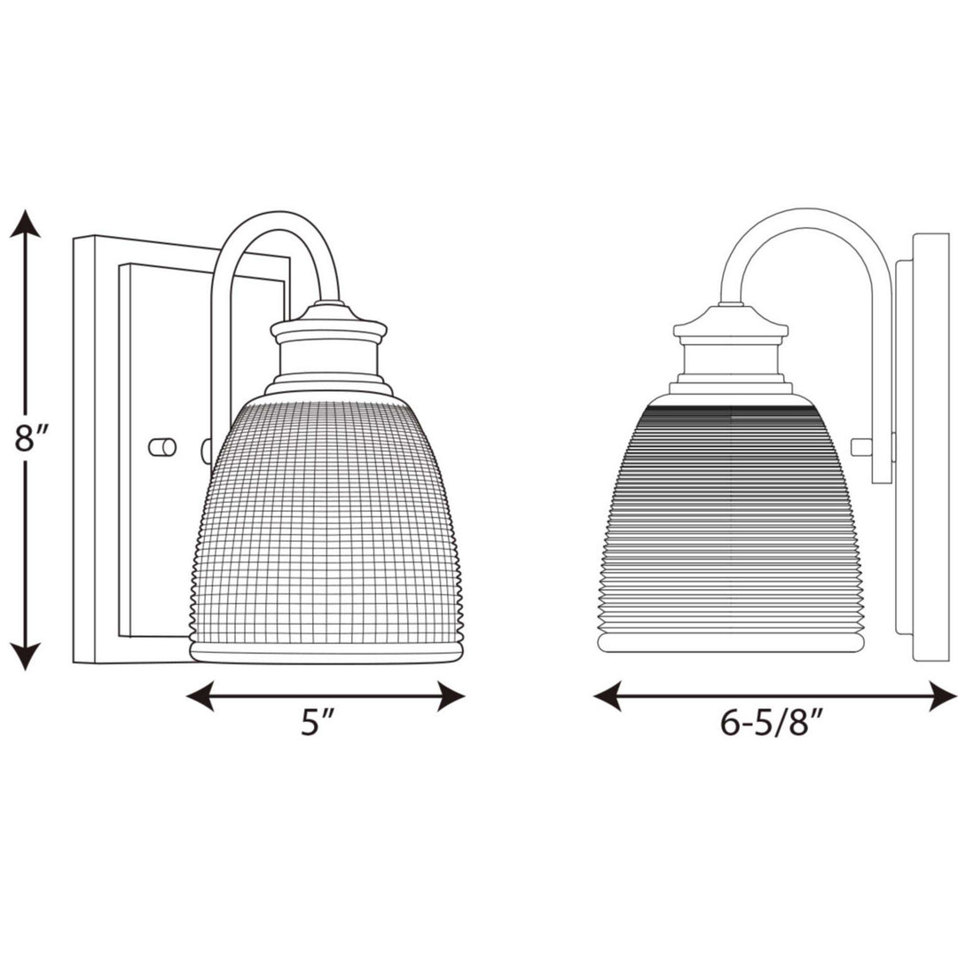 Progress Lucky P2115-15 Wall Light - Polished Chrome