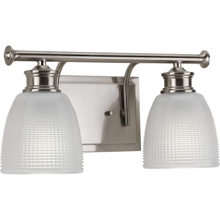 Progress Lucky P2116-09 Bath Vanity Light 15 in. wide - Brushed Nickel