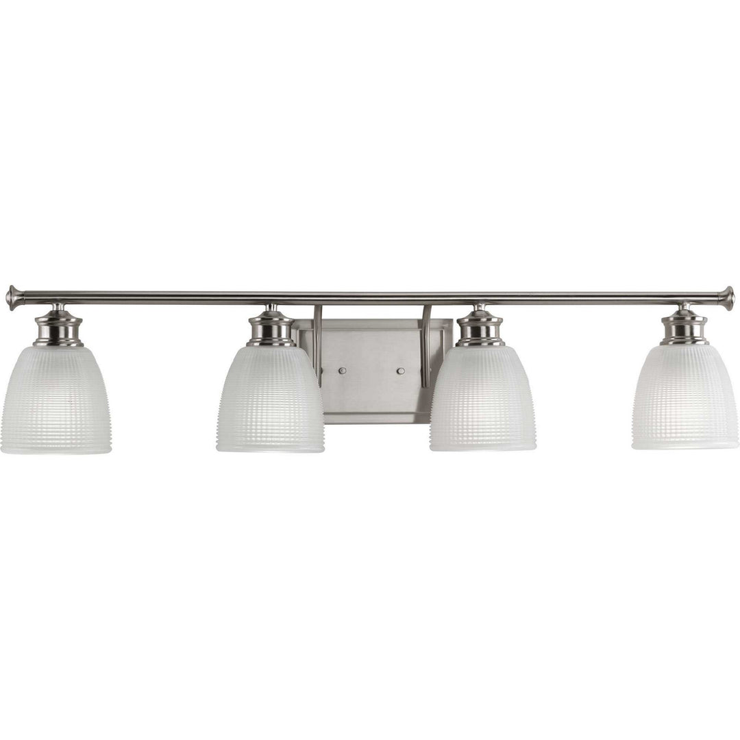 Progress Lucky P2118-09 Bath Vanity Light 34 in. wide - Brushed Nickel