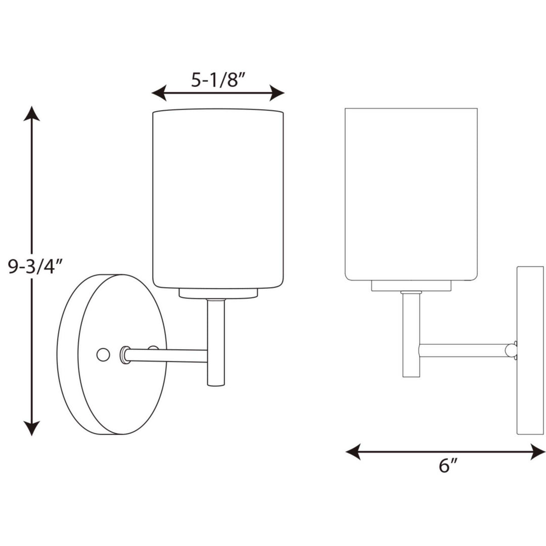 Progress Replay P2131-104 Wall Light - Polished Nickel