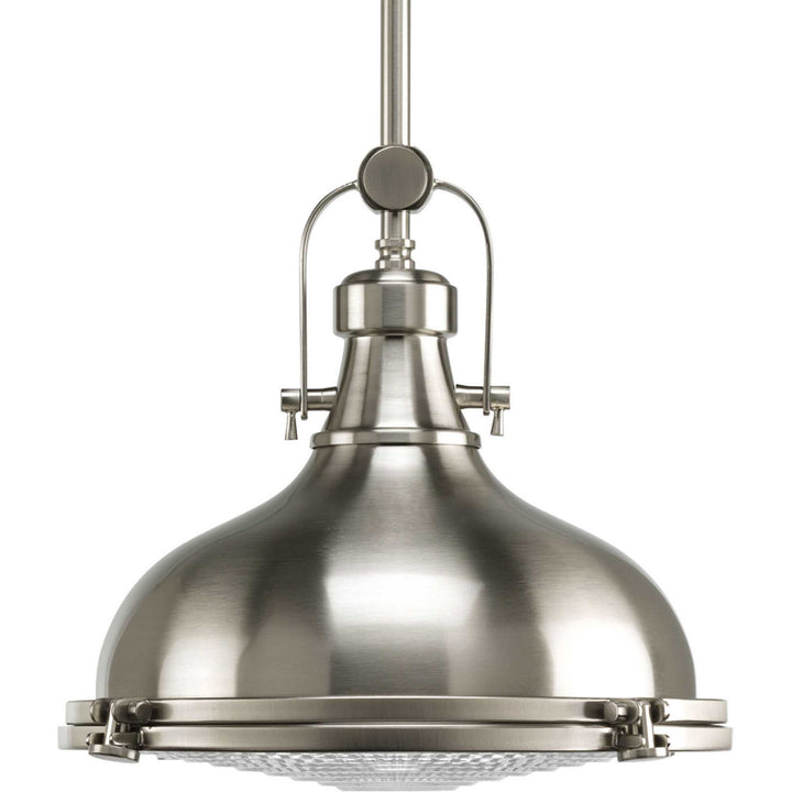 Progress Fresnel Pendant Led P5188-0930K9 Pendant Light - Brushed Nickel