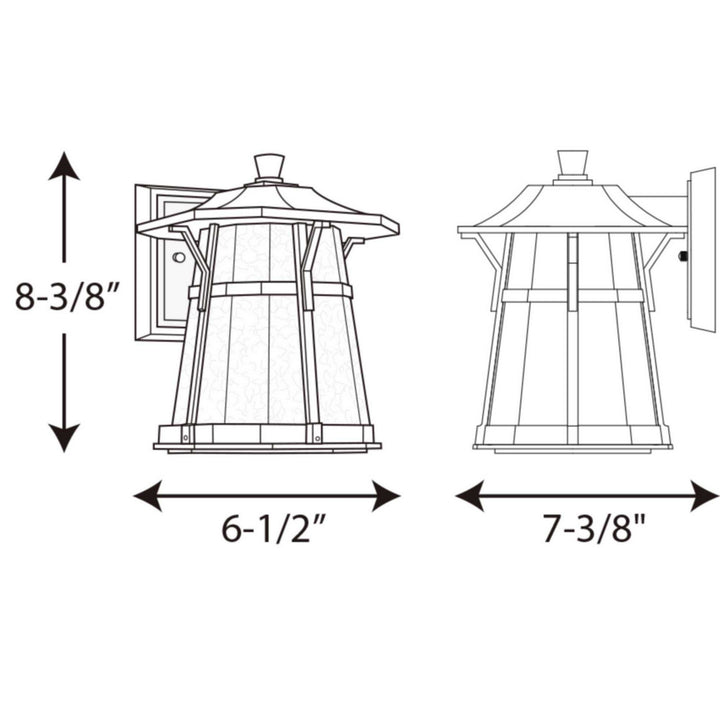 Progress Lighting P5749-2030K9 Derby Led Led Wall Lantern Outdoor Bronze / Dark