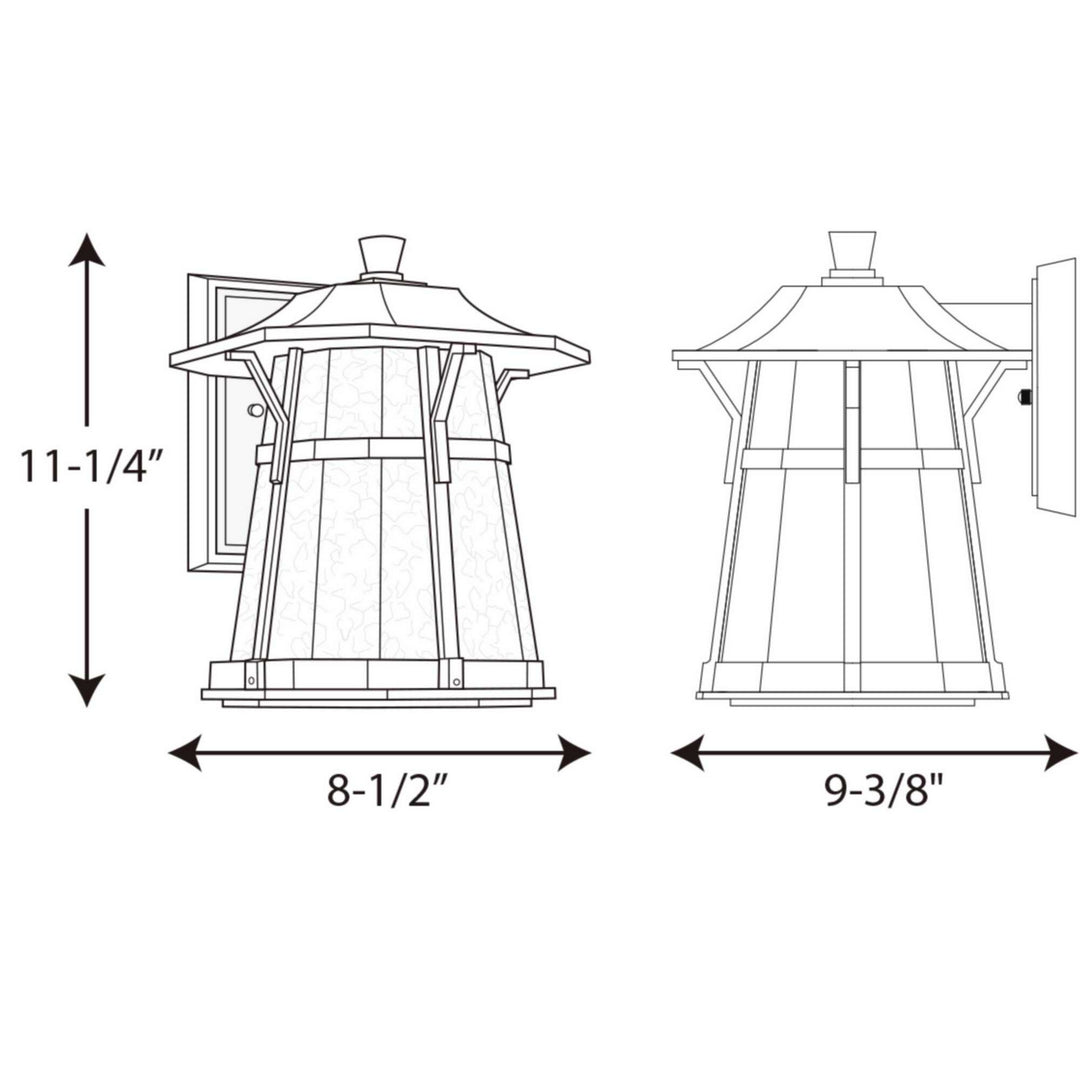Progress Lighting P5750-2030K9 Derby Led Led Wall Lantern Outdoor Bronze / Dark