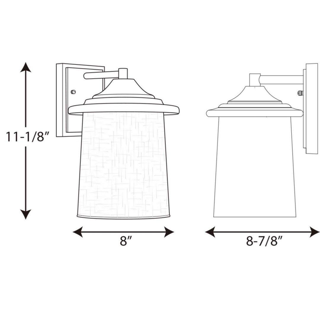 Progress Lighting P6060-20 Essential One Light Wall Lantern Outdoor Bronze / Dark