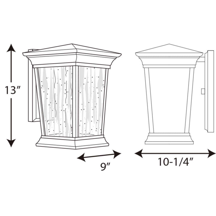Progress Lighting P6069-3130K9 Arrive Led Led Wall Lantern Outdoor Black