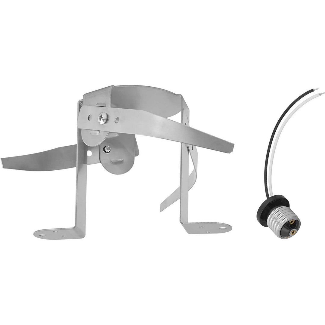 Progress Lighting P8595-01 Led Flush Mount Hardware For Recessed Install Recessed Light Pewter, Nickel, Silver