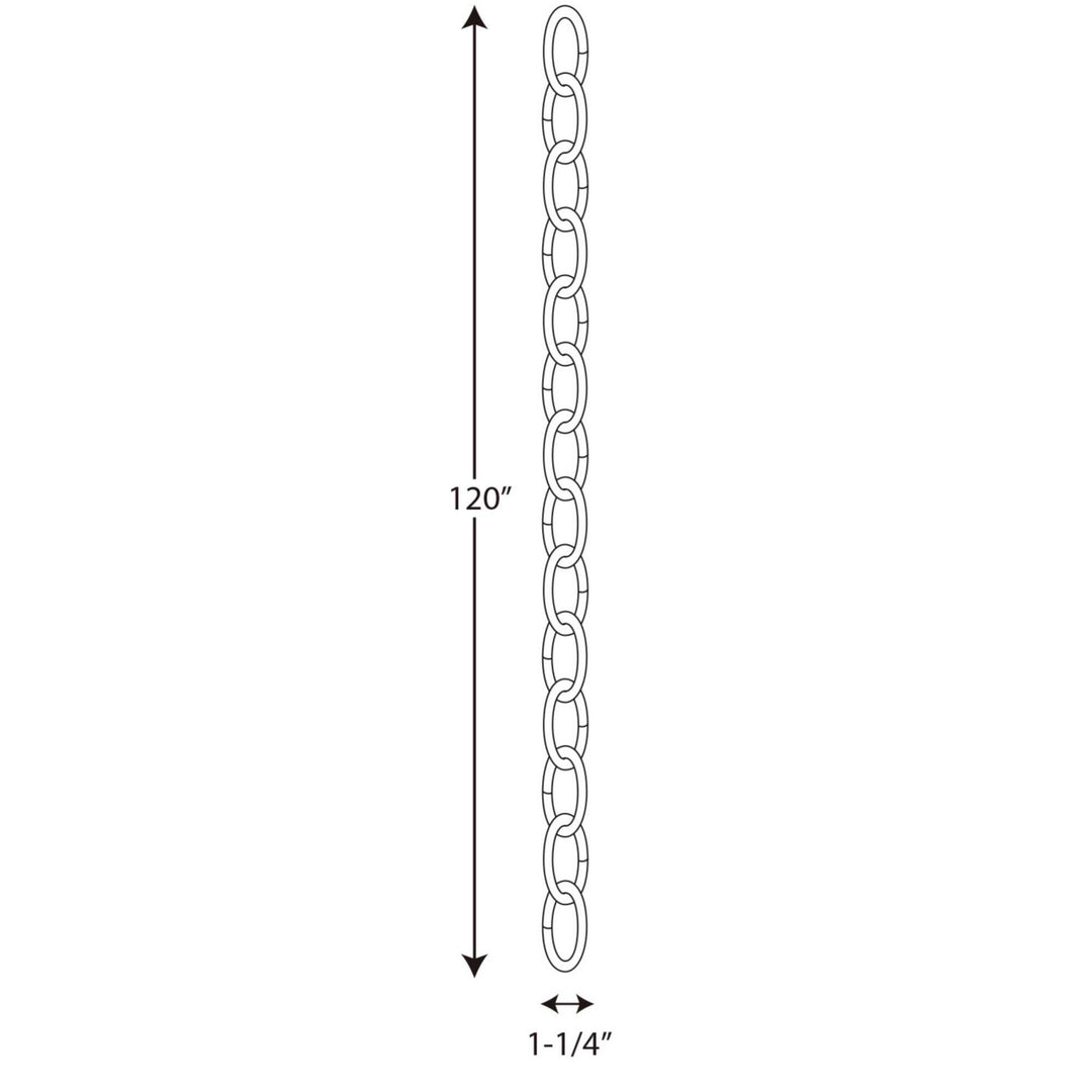 Progress Lighting P8759-104 Accessory Chain Chain Decor Polished Nickel