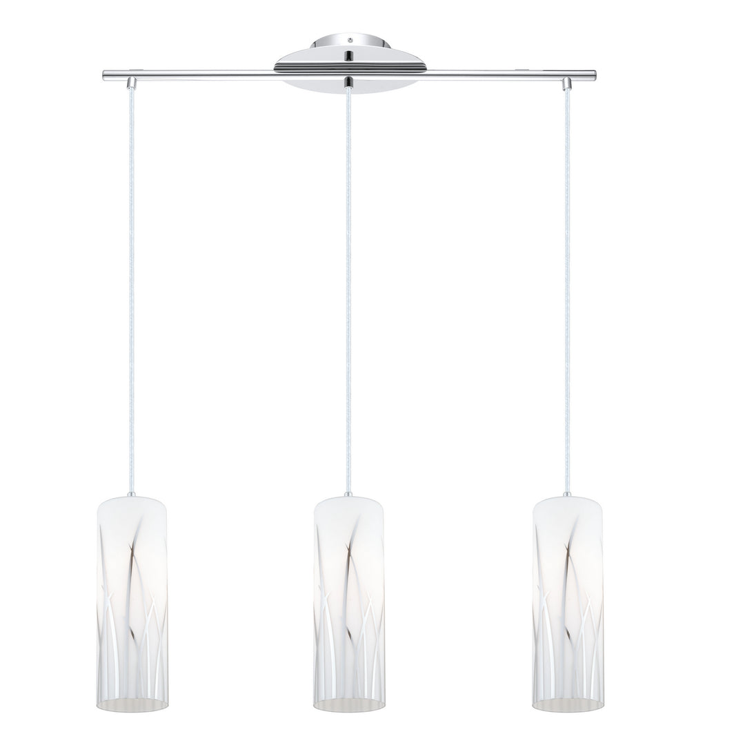 Eglo Rivato 92741A Pendant Light - White/Chrome