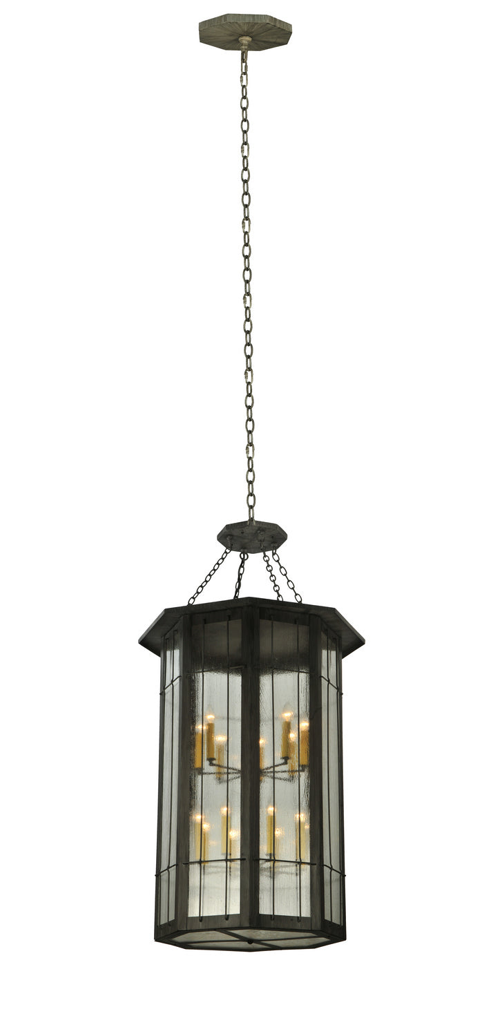 Meyda Tiffany Lighting 131145 West Albany 16 Light Pendant Decor Bronze / Dark