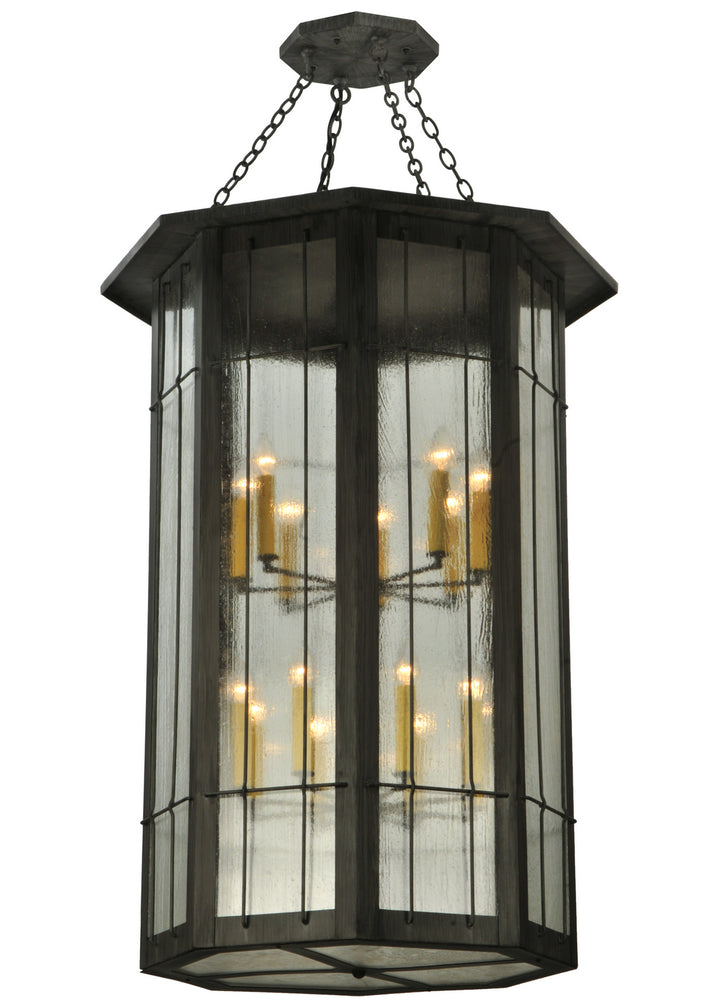 Meyda Tiffany Lighting 131145 West Albany 16 Light Pendant Decor Bronze / Dark