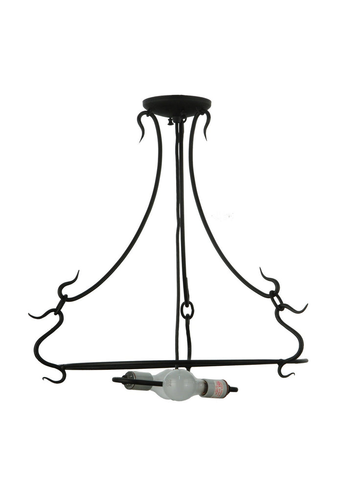 Meyda Tiffany Lighting 131192 Standford Two Light Serpentine Ring Utility Light Bronze / Dark