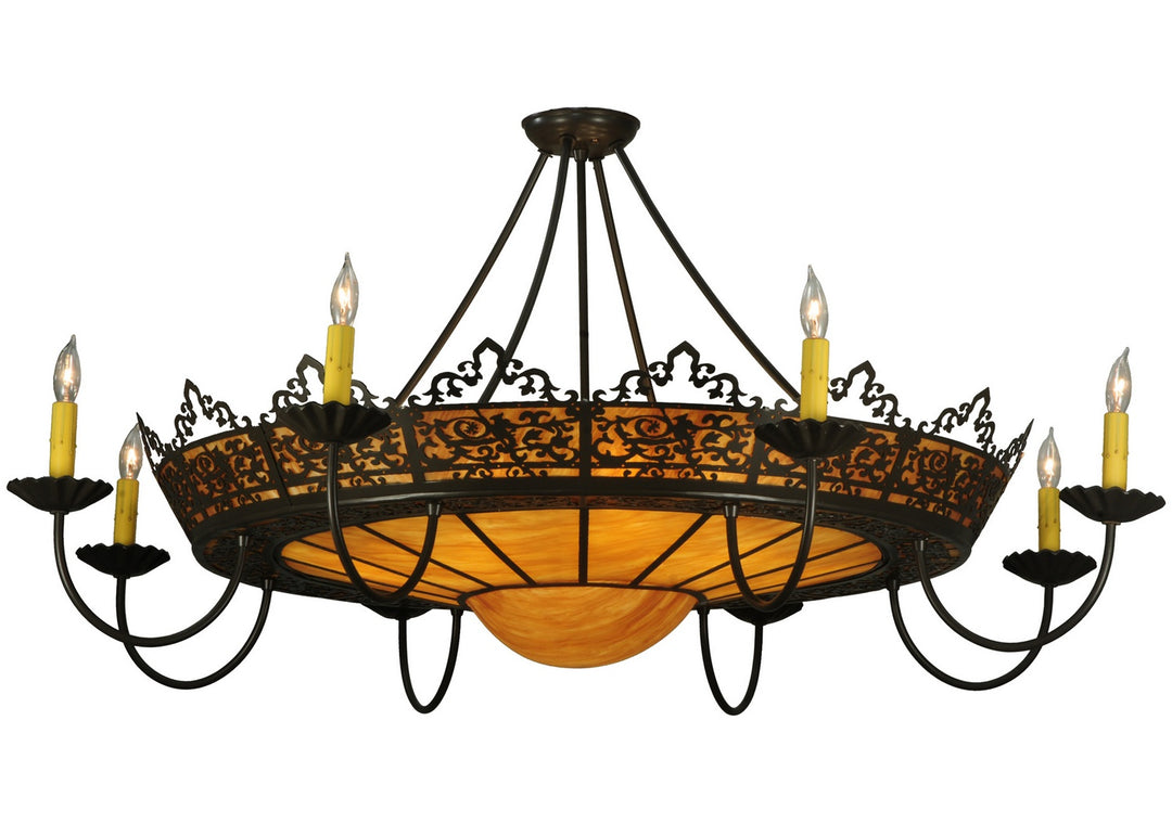 Meyda Tiffany Stanley 132183 Chandelier Light - Timeless Bronze