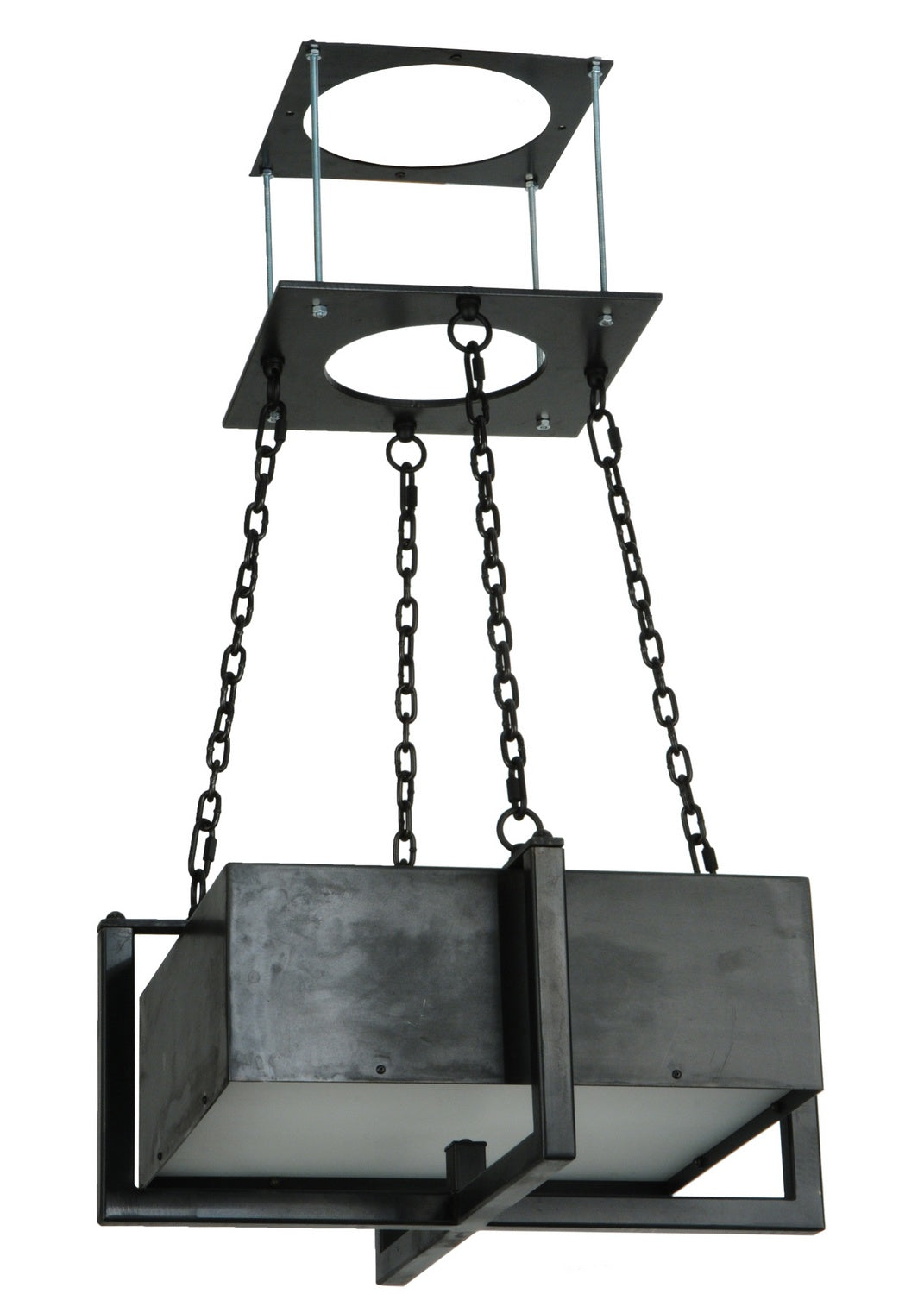 Meyda Tiffany Quadrato 132217 Pendant Light - Steel