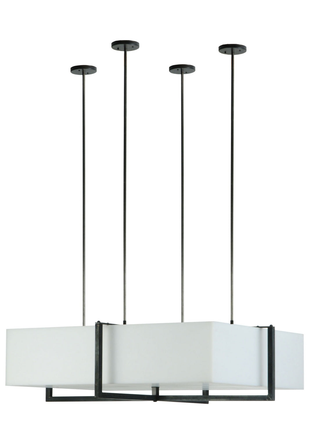 Meyda Tiffany Quadrato 132220 Pendant Light - Steel