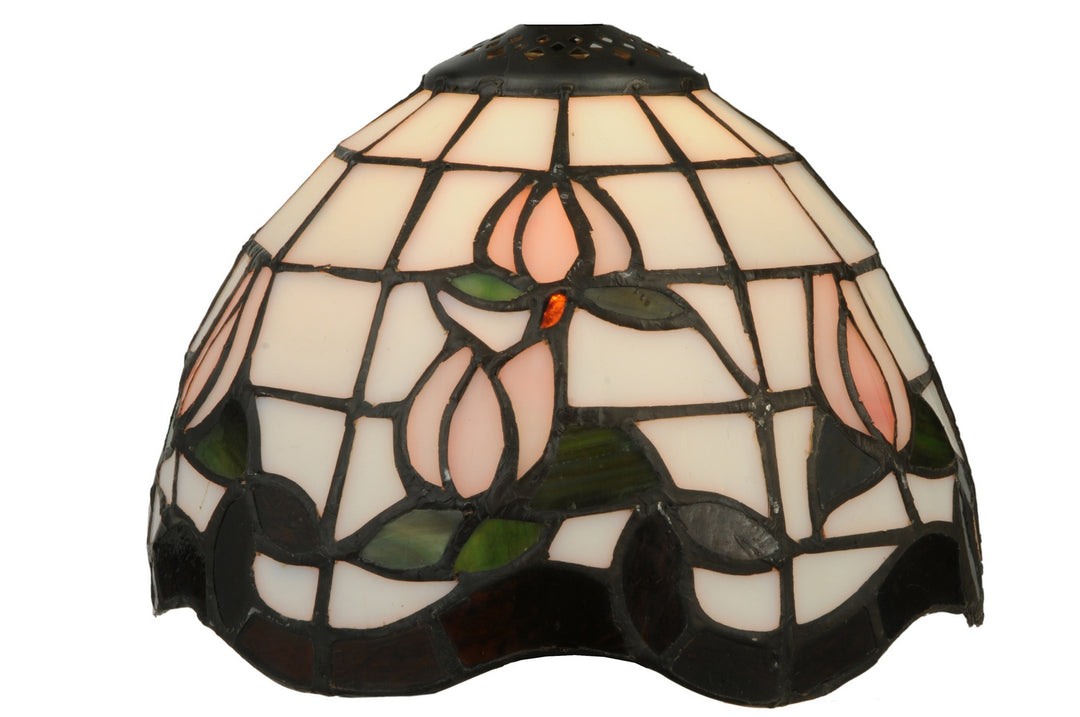 Meyda Tiffany Lighting 132324 Roseborder Shade Lamp Shade Bronze / Dark