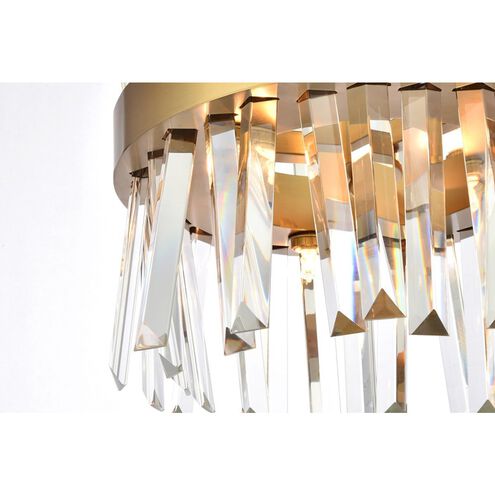 Elegant Serephina 6200D12SG Pendant Light - Satin Gold