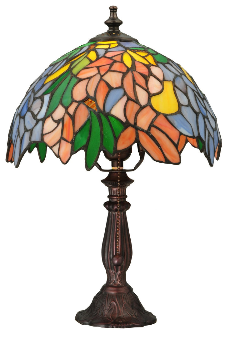 Meyda Tiffany Lighting 133348 Tiffany Laburnum One Light Accent Lamp Lamp Bronze / Dark