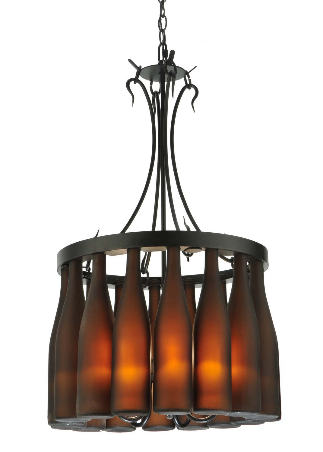 Meyda Tiffany Tuscan Vineyard 133651 Pendant Light - Craftsman Brown