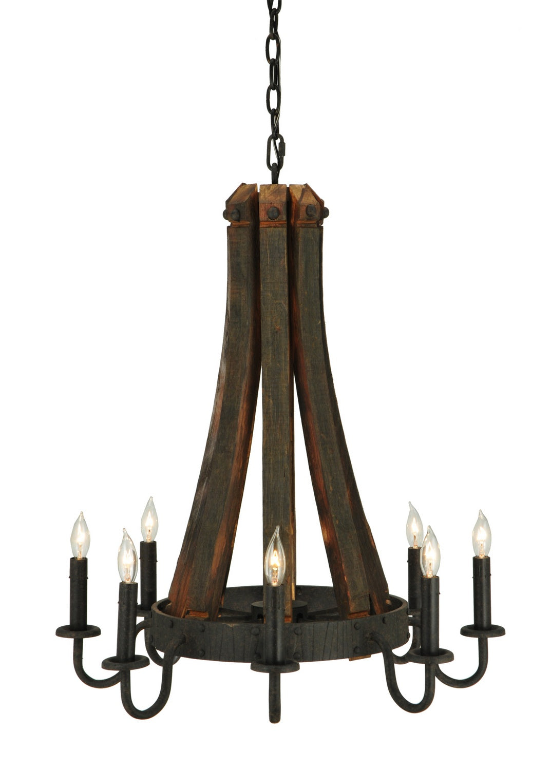 Meyda Tiffany Barrel Stave 133684 Chandelier Light - Rust,Custom