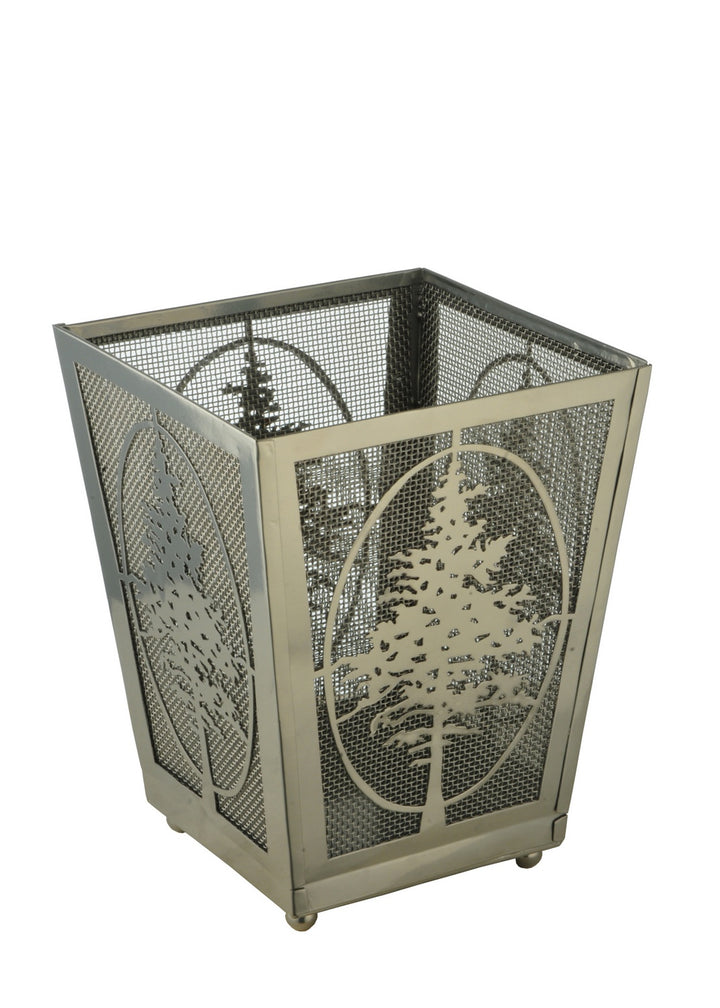 Meyda Tiffany Lighting 133720 Tamarack Basket Home Decor Pewter, Nickel, Silver