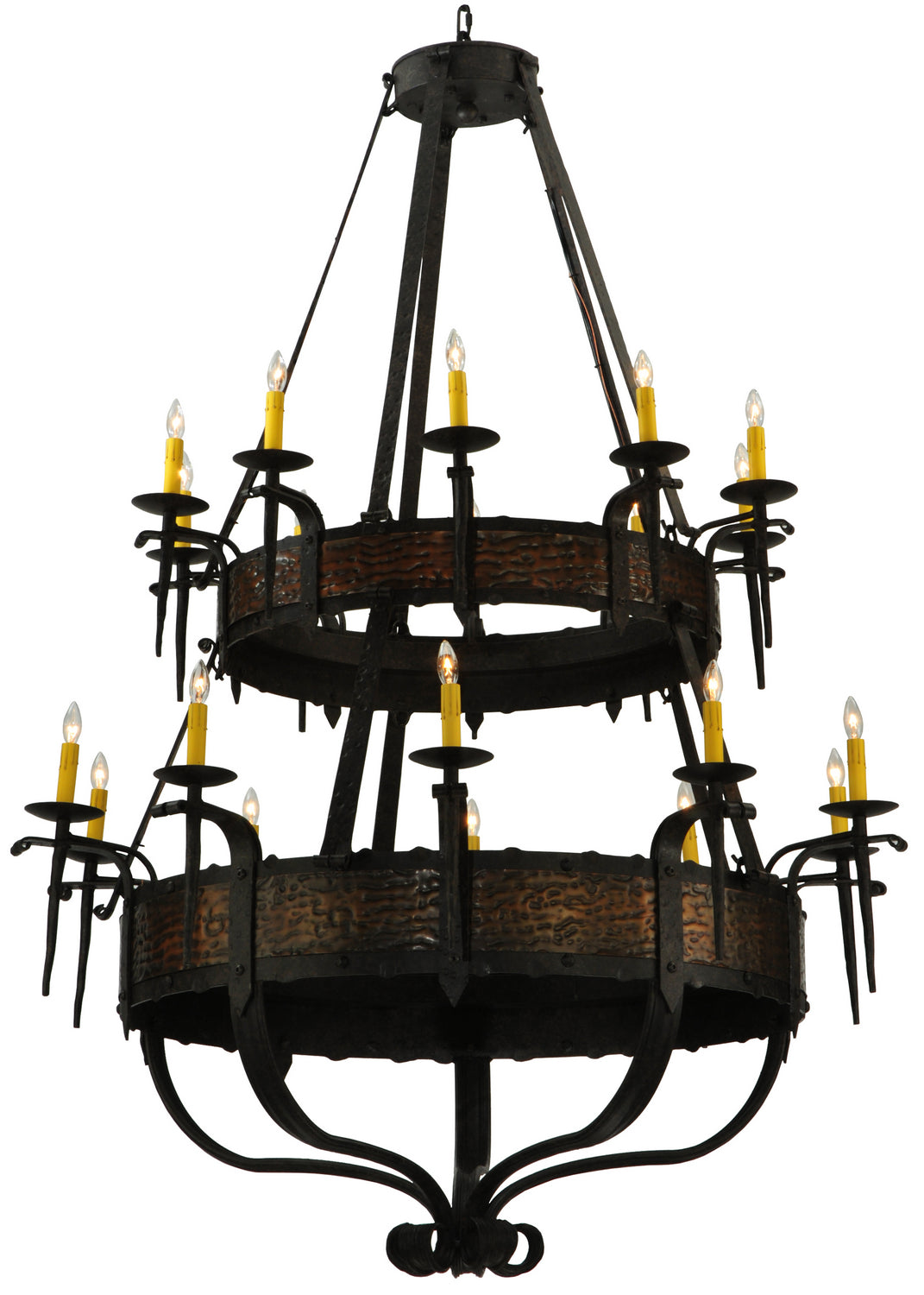 Meyda Tiffany Costello 133745 Chandelier Light - Burnished Copper