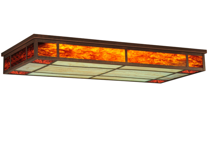 Meyda Tiffany Blaze 134184 Ceiling Light - Red Rust